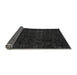 Sideview of Abstract Gray Modern Rug, abs4513gry