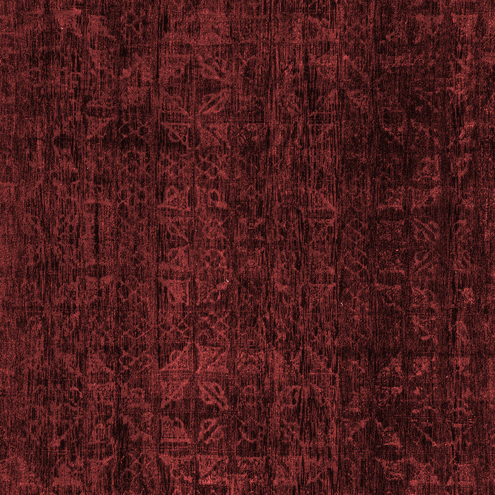 Machine Washable Abstract Red Modern Rug, wshabs4513red