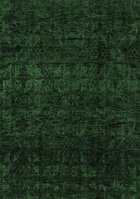 Abstract Emerald Green Modern Rug, abs4513emgrn