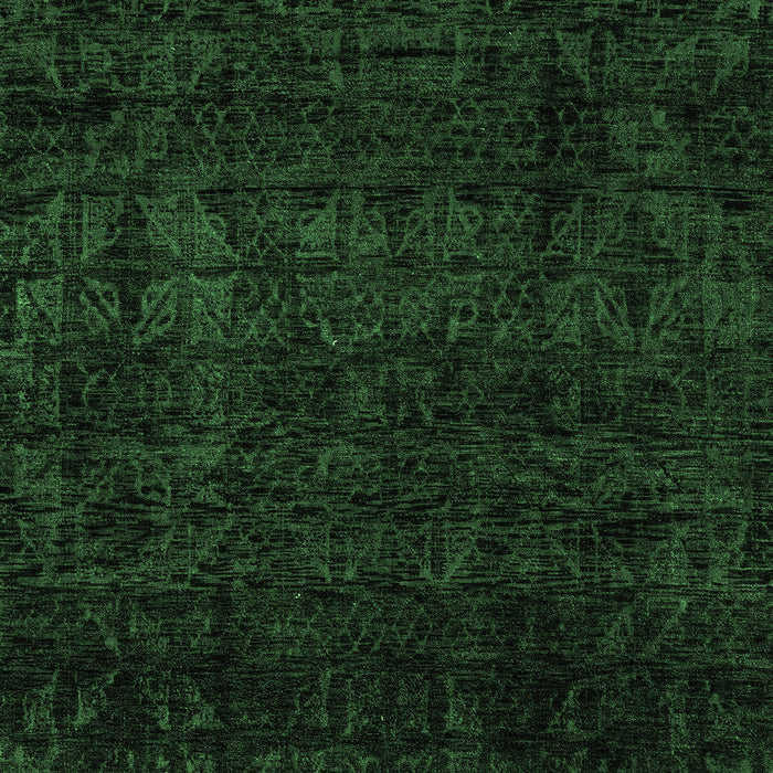 Abstract Emerald Green Modern Rug, abs4513emgrn