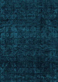 Abstract Light Blue Modern Rug, abs4513lblu