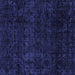 Square Abstract Blue Modern Rug, abs4513blu