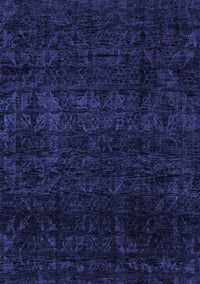 Abstract Blue Modern Rug, abs4513blu