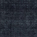 Square Abstract Dark Blue Grey Blue Modern Rug, abs4513