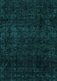 Abstract Turquoise Modern Rug, abs4513turq