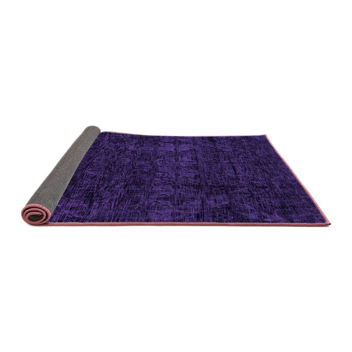 Sideview of Abstract Purple Modern Rug, abs4513pur