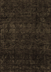 Abstract Brown Modern Rug, abs4513brn