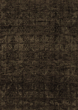 Abstract Brown Modern Rug, abs4513brn