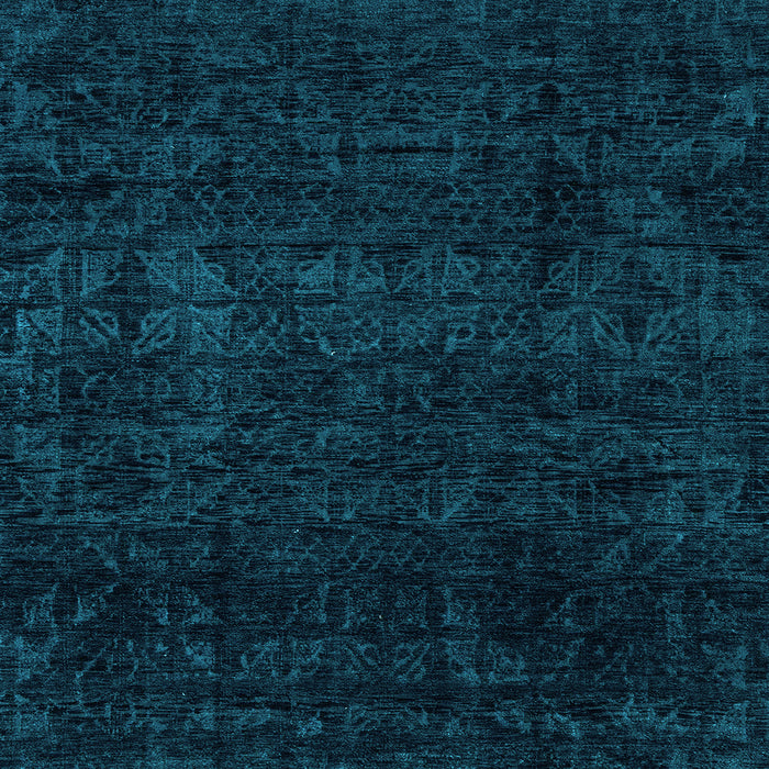 Square Machine Washable Abstract Light Blue Modern Rug, wshabs4513lblu