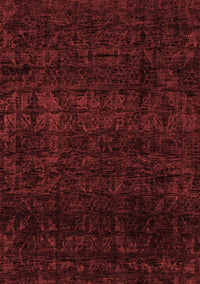 Abstract Red Modern Rug, abs4513red