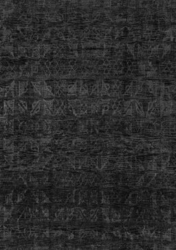 Abstract Gray Modern Rug, abs4513gry