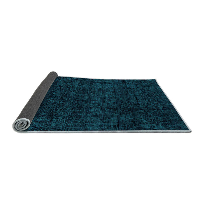 Sideview of Abstract Light Blue Modern Rug, abs4513lblu