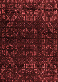 Abstract Red Modern Rug, abs4514red