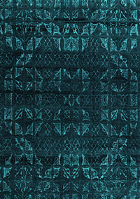 Abstract Turquoise Modern Rug, abs4514turq