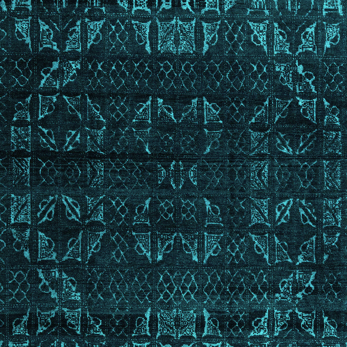 Abstract Turquoise Modern Rug, abs4514turq