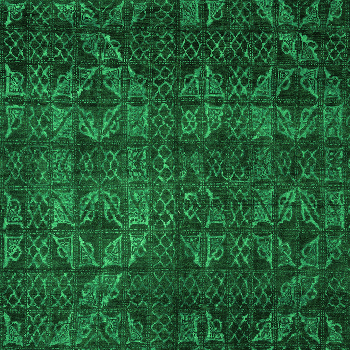 Abstract Green Modern Rug, abs4515grn