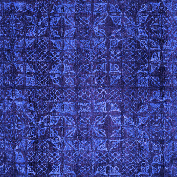 Square Machine Washable Abstract Purple Modern Area Rugs, wshabs4515pur