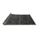 Sideview of Abstract Gray Modern Rug, abs4515gry