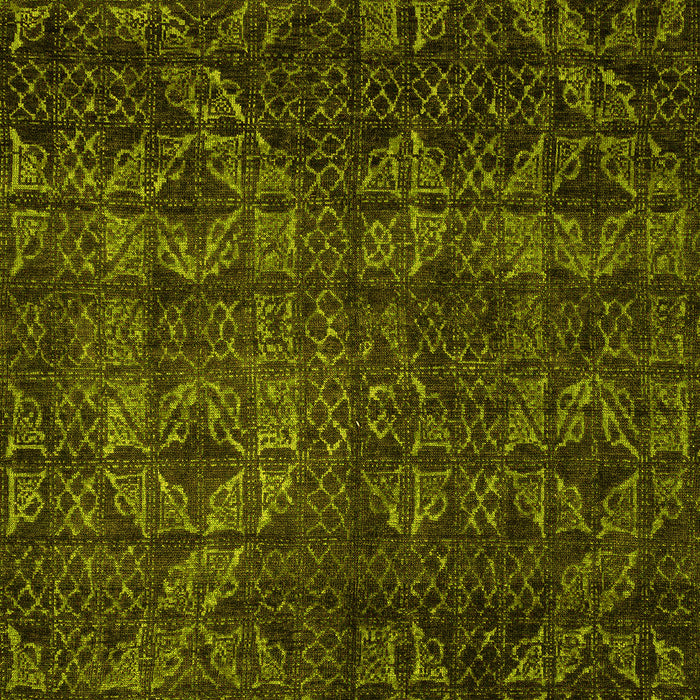 Abstract Yellow Modern Rug, abs4515yw