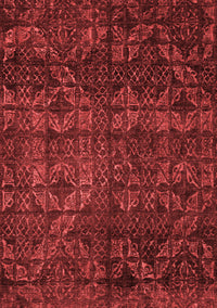 Abstract Red Modern Rug, abs4515red