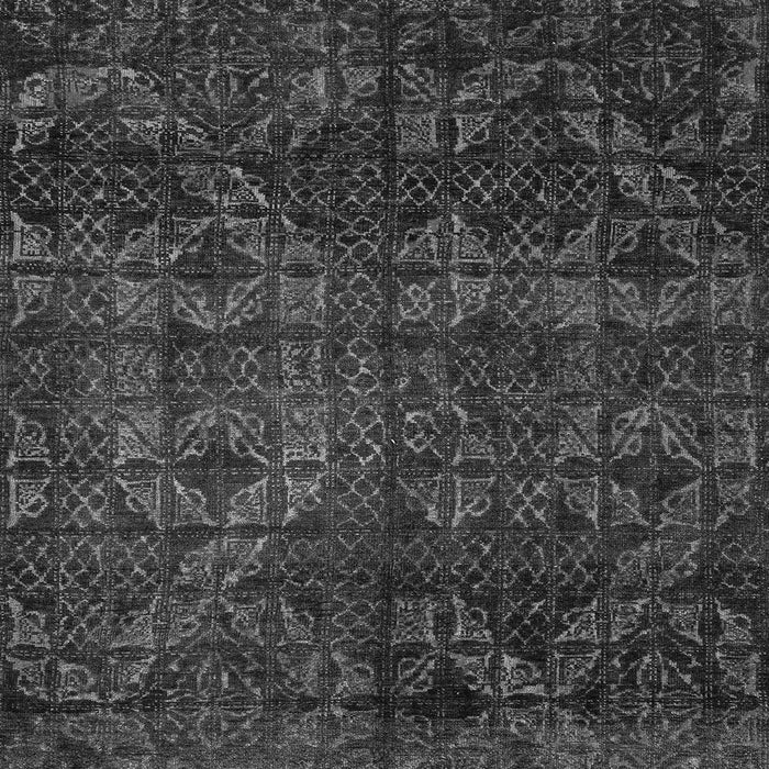 Square Abstract Gray Modern Rug, abs4515gry