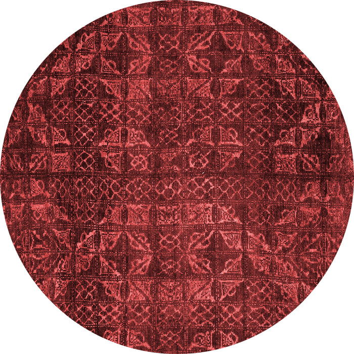 Abstract Red Modern Rug, abs4515red