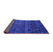 Sideview of Abstract Purple Modern Rug, abs4515pur