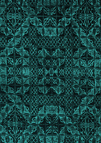 Abstract Turquoise Modern Rug, abs4516turq