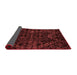 Abstract Red Modern Area Rugs