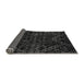 Sideview of Abstract Gray Modern Rug, abs4516gry