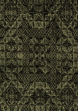 Abstract Brown Modern Rug, abs4516brn