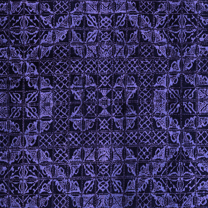 Square Abstract Purple Modern Rug, abs4516pur