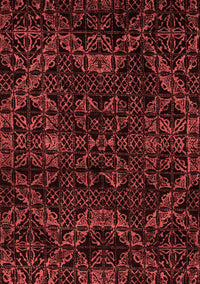 Abstract Red Modern Rug, abs4516red