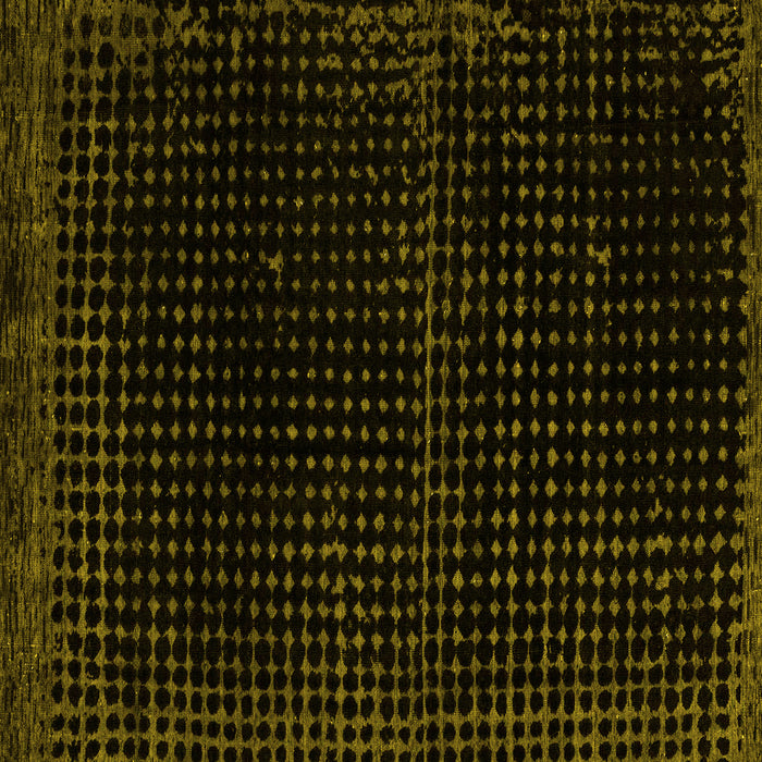 Square Abstract Yellow Modern Rug, abs4517yw