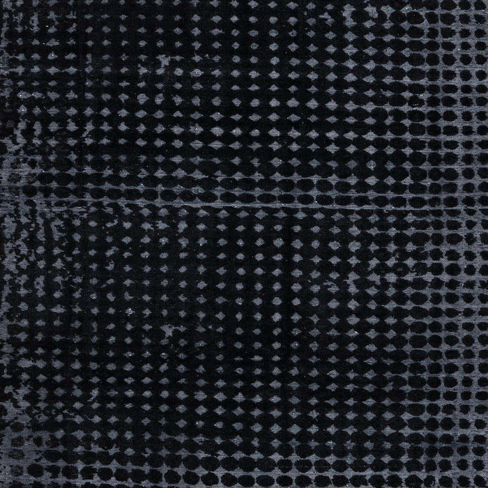 Machine Washable Abstract Black Rug, wshabs4517
