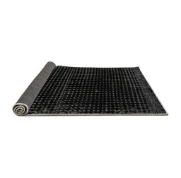 Sideview of Abstract Gray Modern Rug, abs4517gry