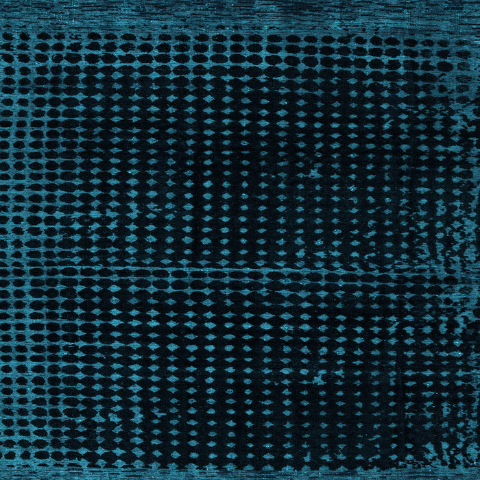 Square Abstract Light Blue Modern Rug, abs4517lblu