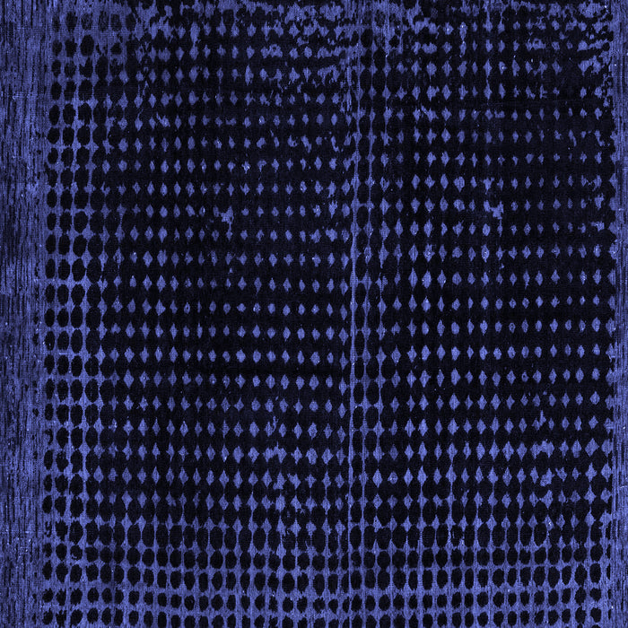 Square Abstract Blue Modern Rug, abs4517blu