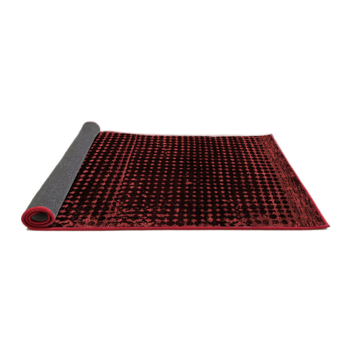 Abstract Red Modern Area Rugs