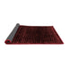 Abstract Red Modern Area Rugs