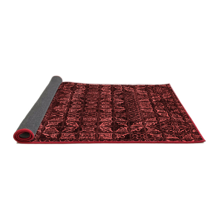 Abstract Red Modern Area Rugs