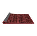 Abstract Red Modern Area Rugs