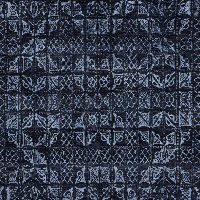 Abstract Blue Modern Rug, abs4518