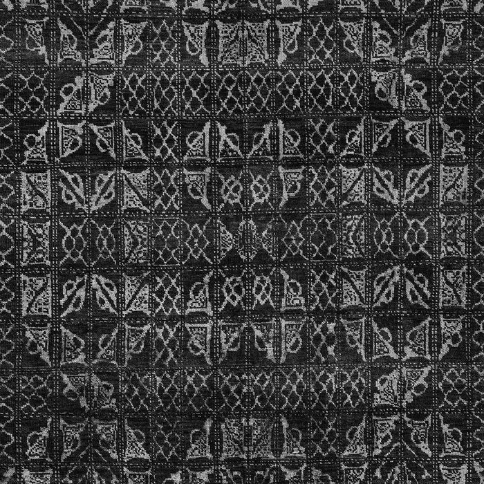 Machine Washable Abstract Gray Modern Rug, wshabs4518gry