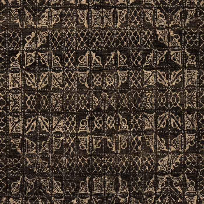 Machine Washable Abstract Brown Modern Rug, wshabs4518brn