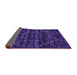 Sideview of Abstract Purple Modern Rug, abs4518pur