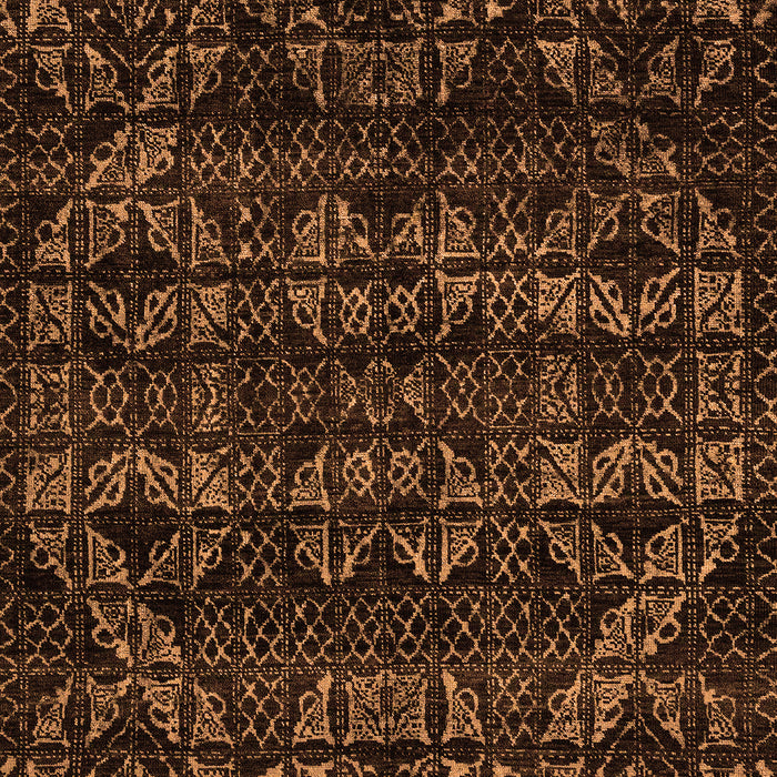 Abstract Orange Modern Rug, abs4518org