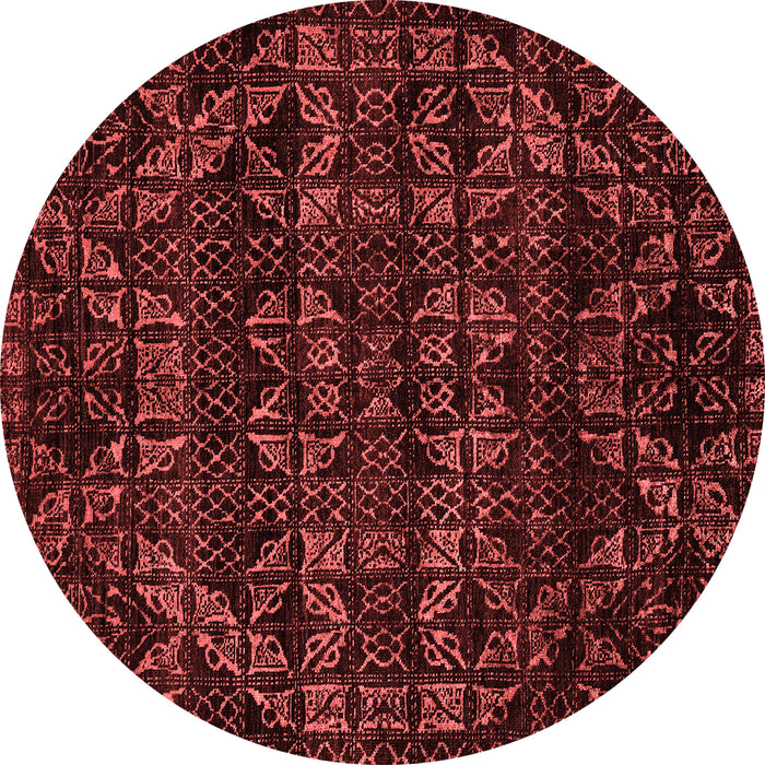 Abstract Red Modern Rug, abs4518red