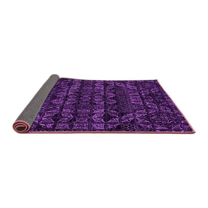 Sideview of Abstract Pink Modern Rug, abs4518pnk