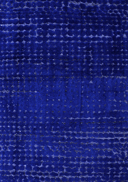Abstract Blue Modern Rug, abs4519blu